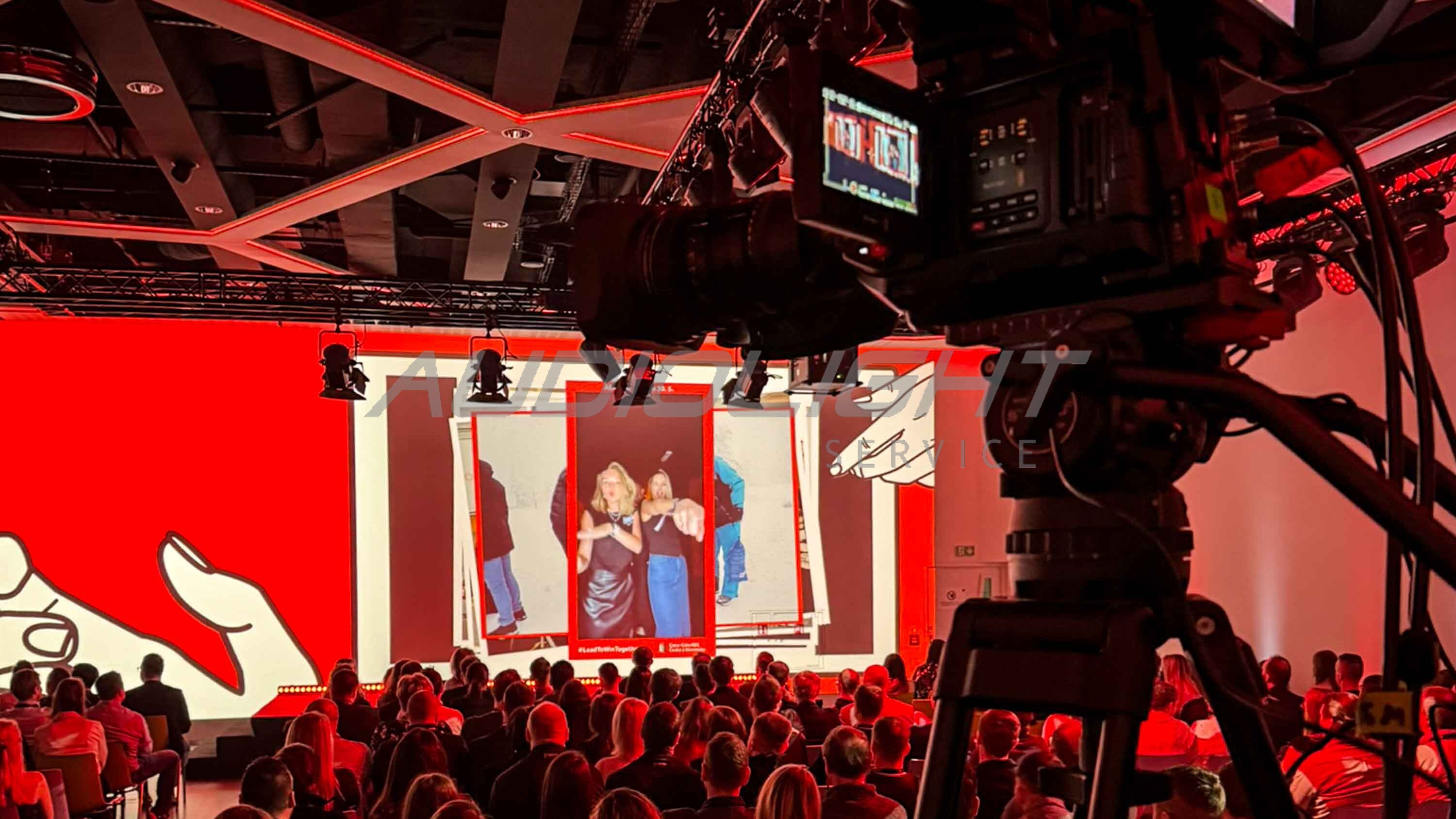 camera recordings and direct projection