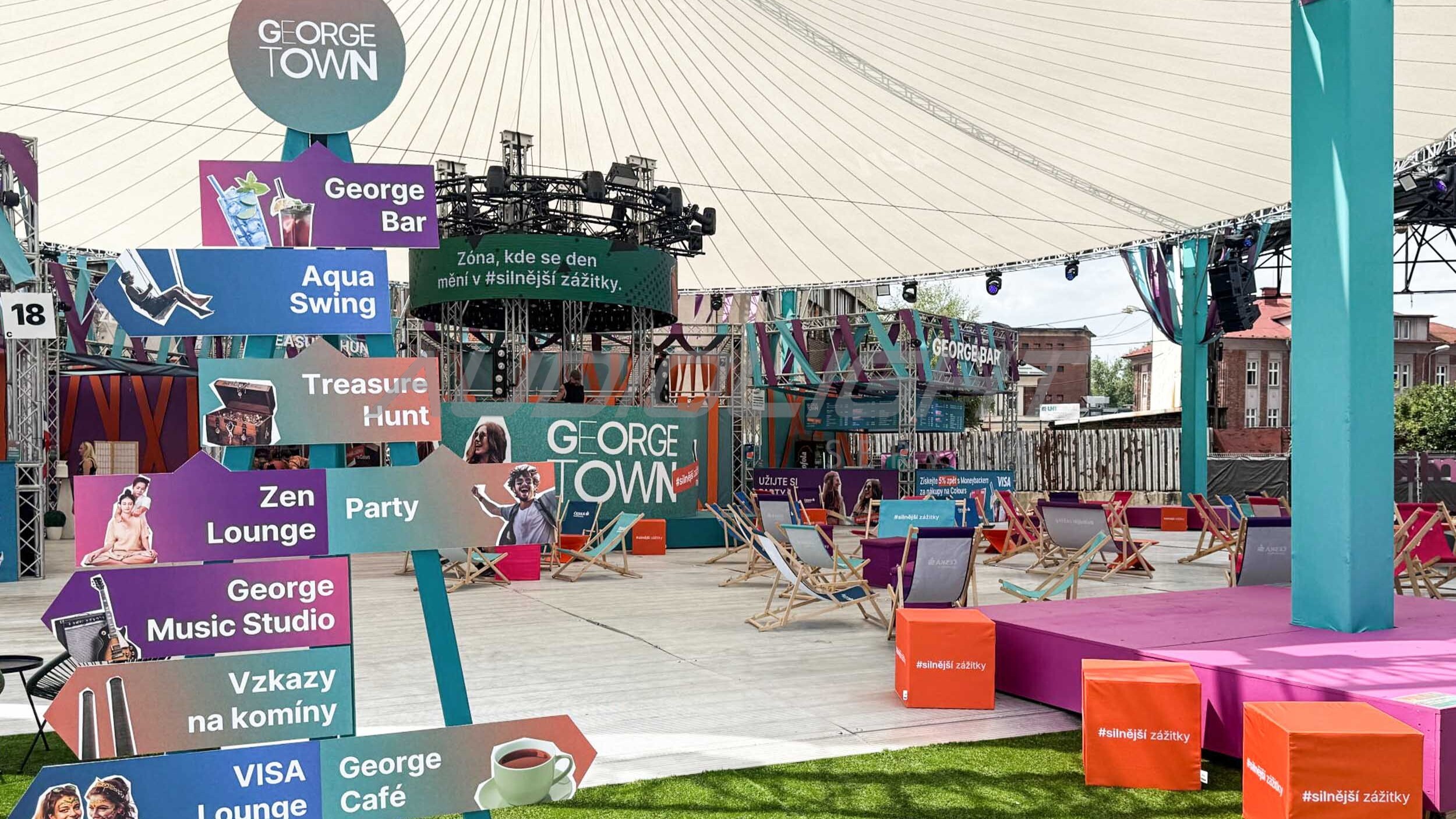 decoration, seating, construction of tent