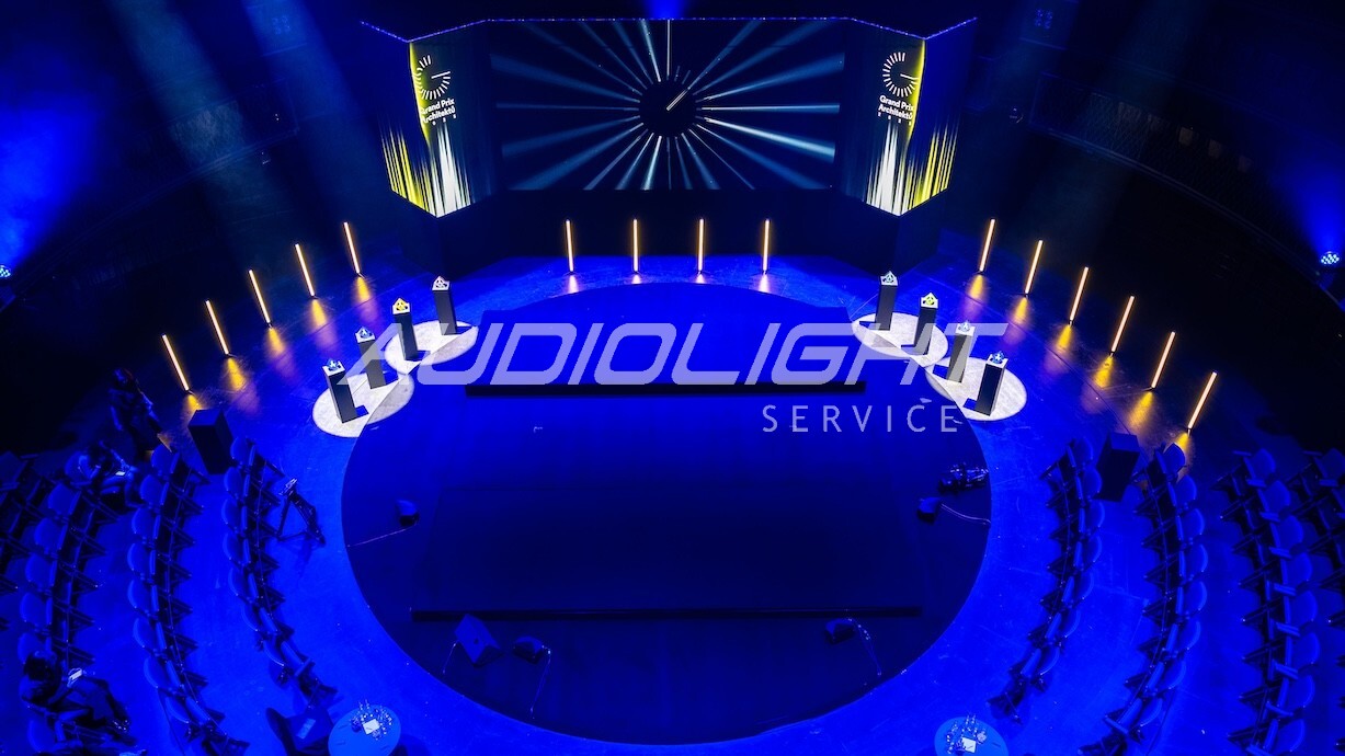 nasvícení sálu Nová spirála